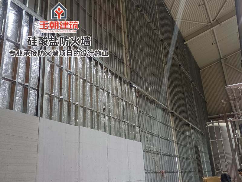 日照硅酸盐防火墙安装注意事项